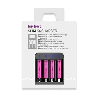 Efest slim K4 USB-C Li-ion Battery Charger