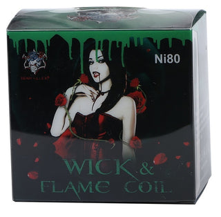 Wick & Flame Coils Ni80 By Demon Killer- Green