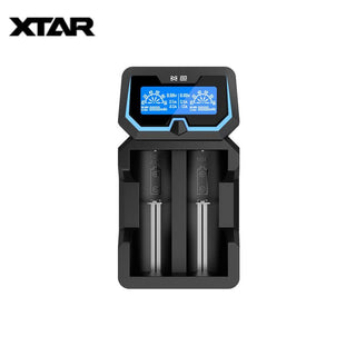 Xtar X2 2-slot Fast Charger with LCD Screen Au Plug